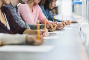 Test taking students college tutors