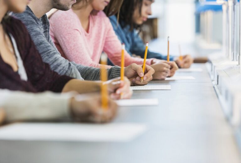 Test taking students college tutors